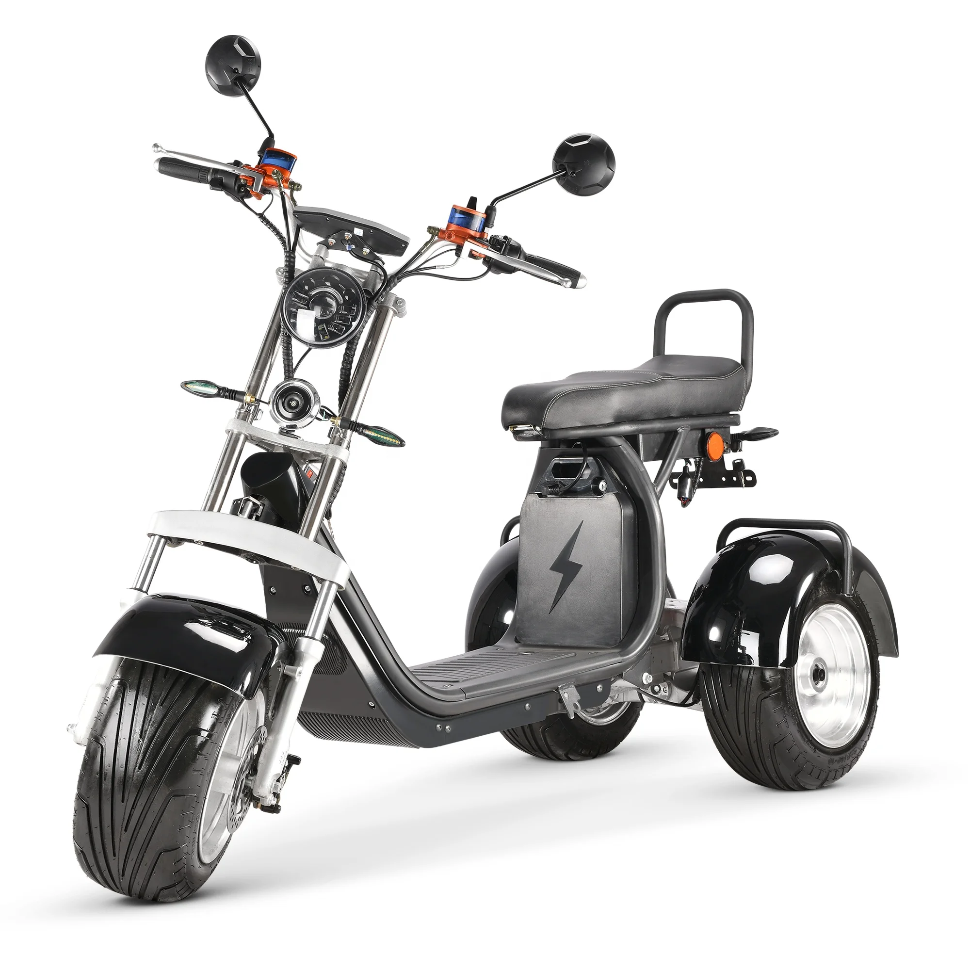 US/EU Warehouse Electric Trike High Speed Electric Tricycles 3 Wheel Electric Citycoco 4000w 60v30ah Battery Scooters