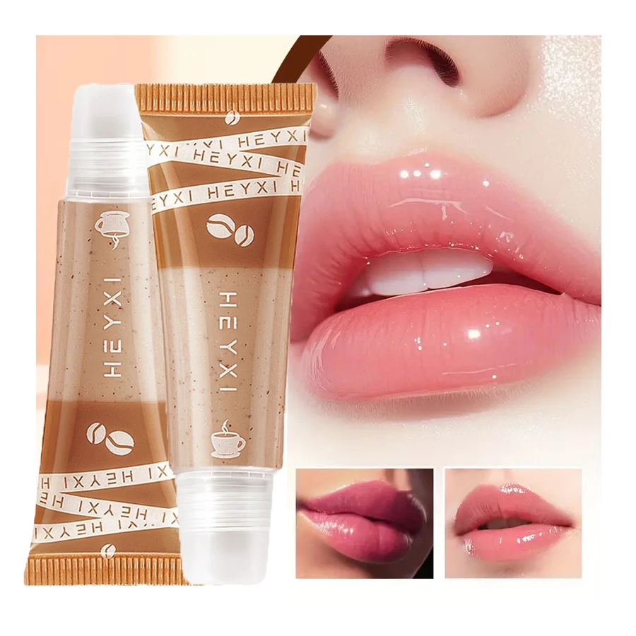 مقشر شفاه القهوة - ترطيب عميق، يحتوي على مستخلصات طبيعية، لطيف وغير محفز، مناسب لجميع أنواع البشرة