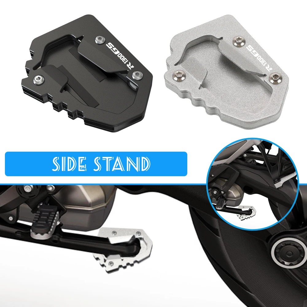 

2023 2024 2025 R 1300gs Motorcycle Accessories FOR BMW R1300GS Adventure R1300GS Side Stand Enlarger Extension Plate Pad