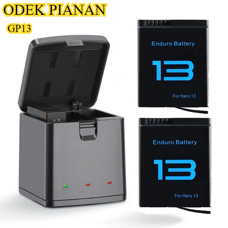 

2100mAh Compatible with FOR GoPro HERO13 Battery High Capacity Rechargeable Battery Full Decoded for GoPro Hero 13 Accessories