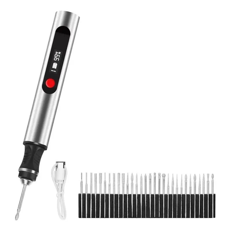 

GYTB-Engraving Pen Cordless Model- Engrave 60+ Surfaces For Artists& Diyers, Beginner-Friendly, 30-Bit Capacity