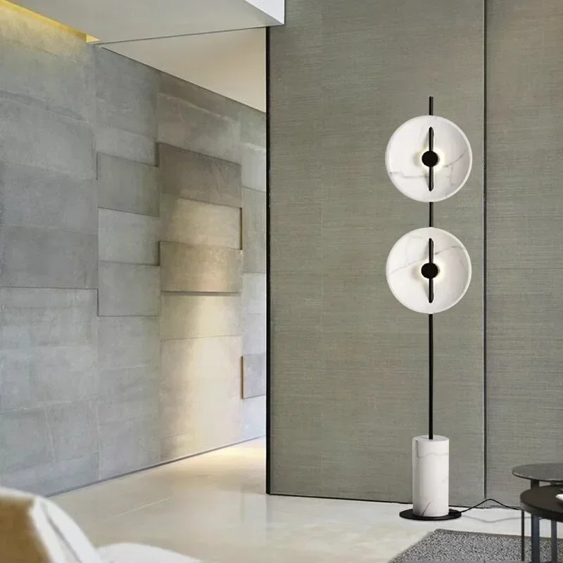 

Minimalist Nordic LED Floor Light Marble Creative Floor Lamps Living Dining Room Art Lighting Fixtures Living Room Decoration