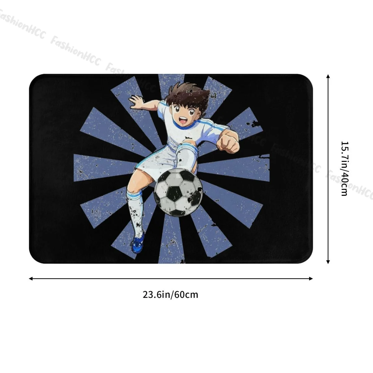 Captain Tsubasa Football Anime Non-slip Doormat Ozora Bath Kitchen Mat Welcome Carpet Indoor Modern Decor