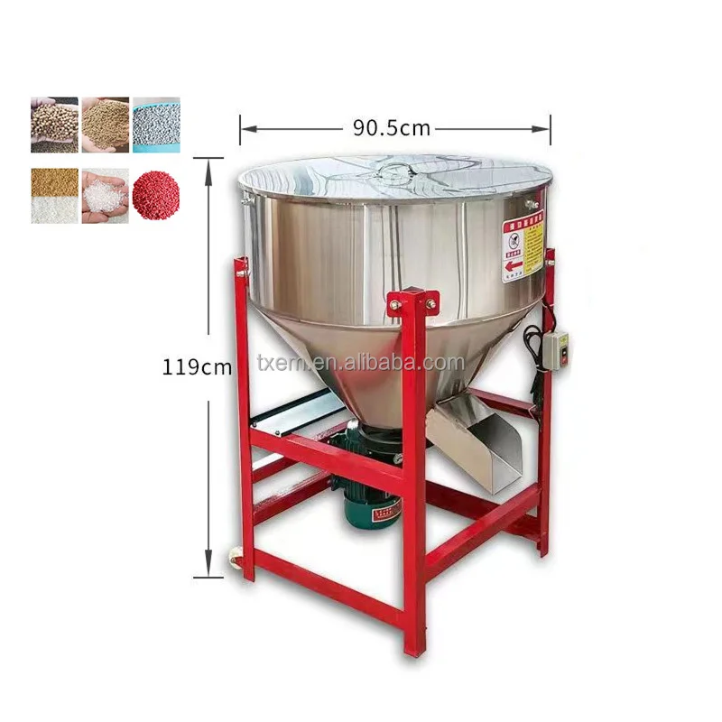 خلاط طعام من الفولاذ المقاوم للصدأ آلات تجهيز الأعلاف متعددة الوظائف/آلة خلط مزرعة الماشية للبيع