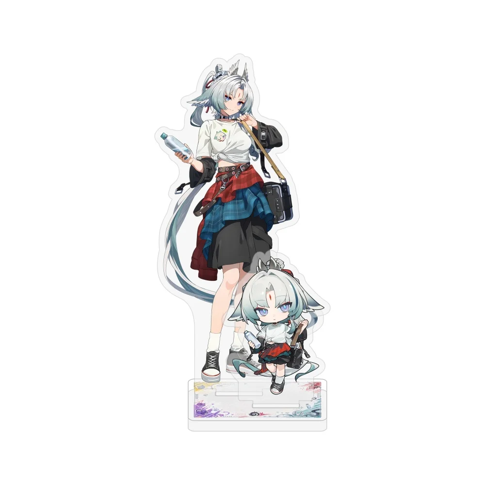 Arknights: Endfield Acrylic Standee Cute Q Version Chen Qianyu Perlica Avilin Anime Figure Desktop Model Plate Display Keychain view 4