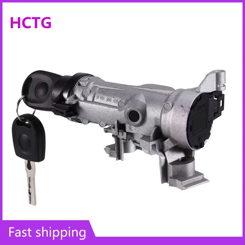 1K0905851B Ignition Starter Switch w/Steering lock For VW Golf Jetta MK5 Rabbit for Audi R8 Seat Toledo 2005-2009