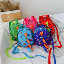 Cute Cartoon Baby Anti-lost Bag Kids Girls Boys Mini Backpack 3D Dinosaur Kindergarten Schoolbag Toddler Safety Harness Bags