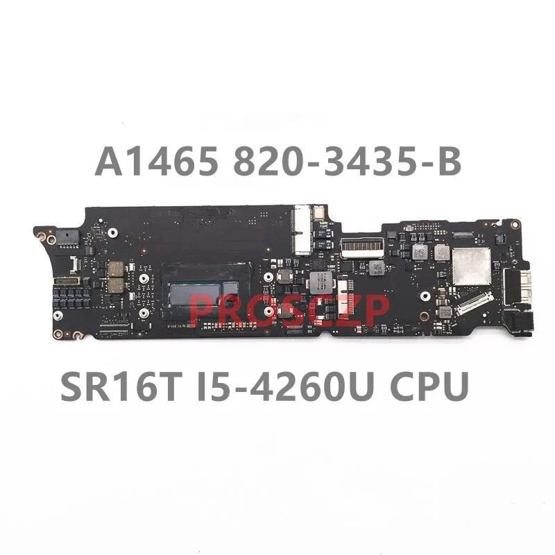 Mainboard For Macbook Air 11.6 A1465 1.4GHZ 4GB Laptop Motherboard 820-3435-B With SR16T I5-4260U CPU 100%Full Tested Working OK