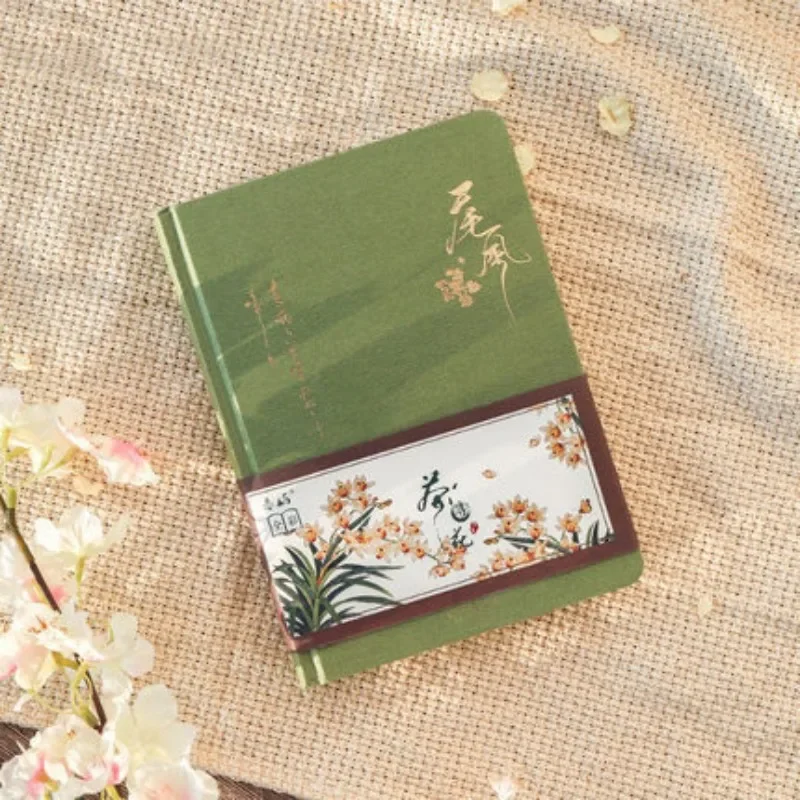 1Pcs Color Inside Page Notebook Chinese Style Creative Hardcover Diary Books Weekly Planner Handbook Scrapbook Notebook Planner