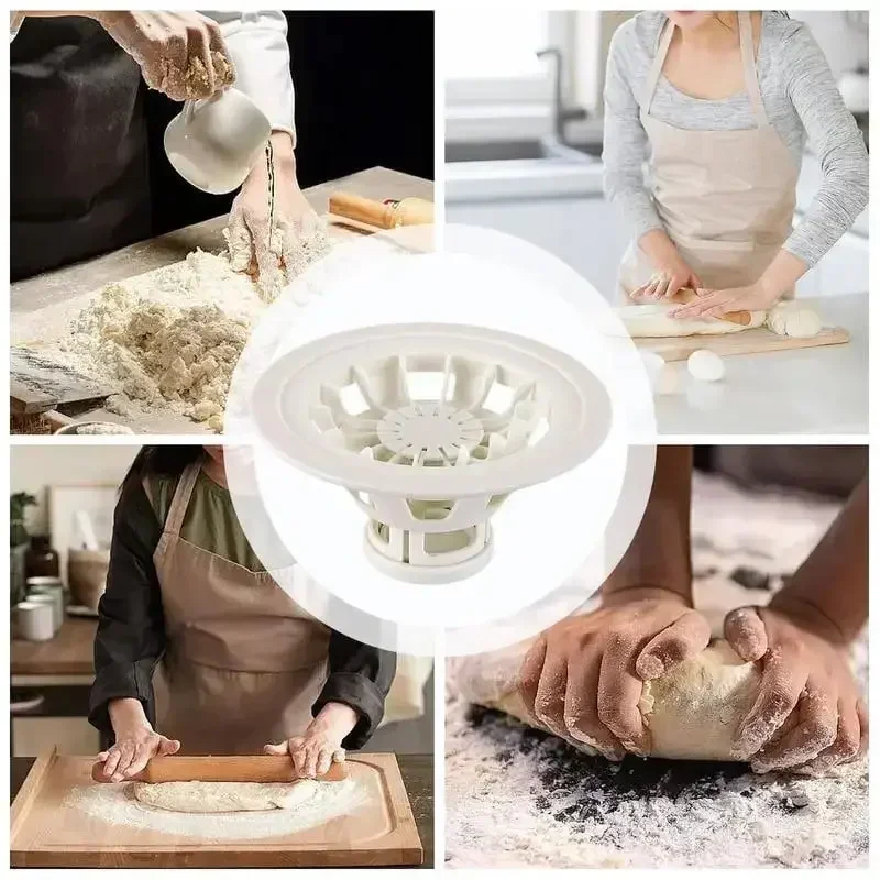 Flower Shaped Bun & Dumpling Machine Dumpling Mold Baozi Maker Machine Bun Mold Homemade Buns Preparation Exploration for Ease