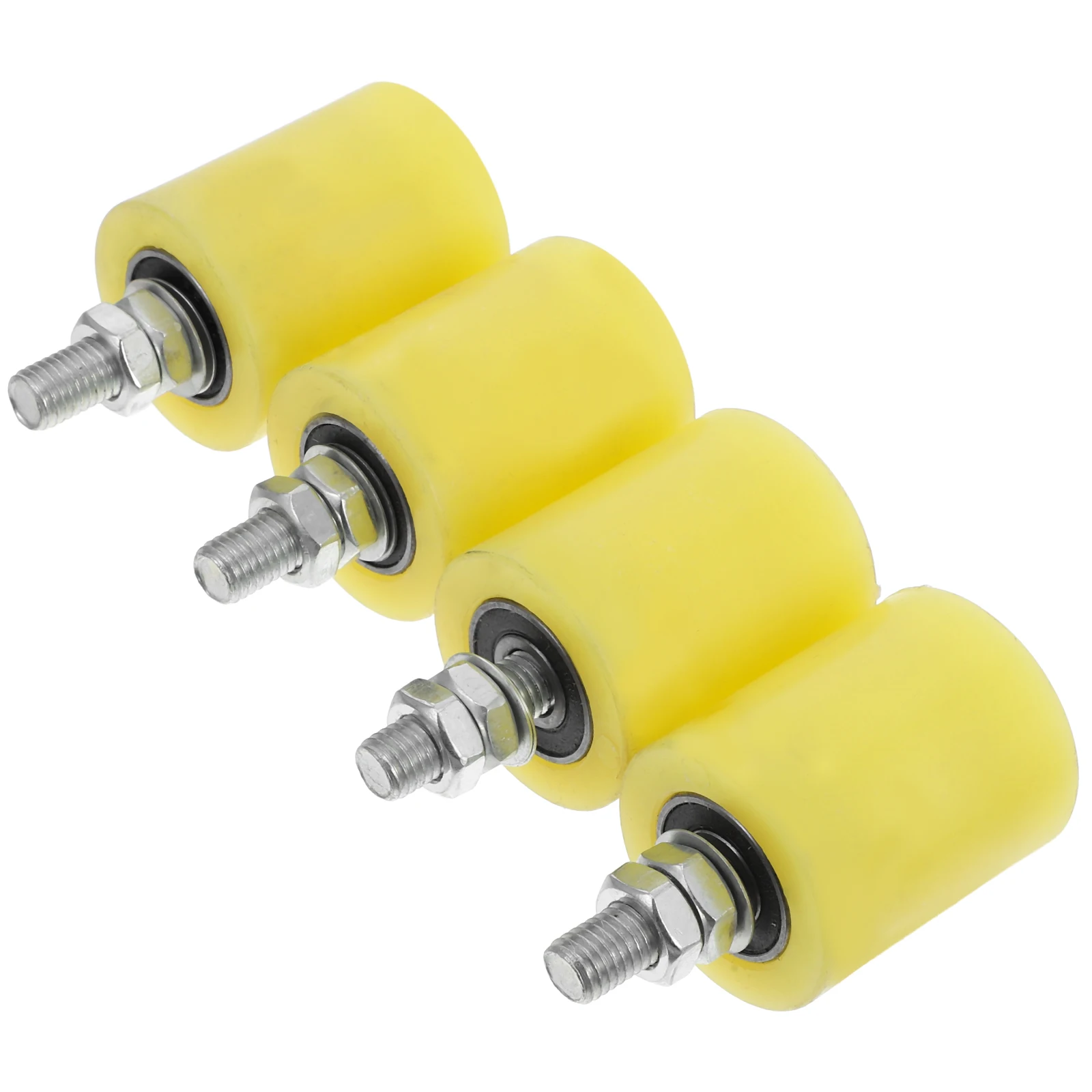 

4 Pcs Electric Door Pulley Gate Guiding Wheel Guide Roller Nylon Sliding Doors Wheels Heavy Duty Baby Rollers