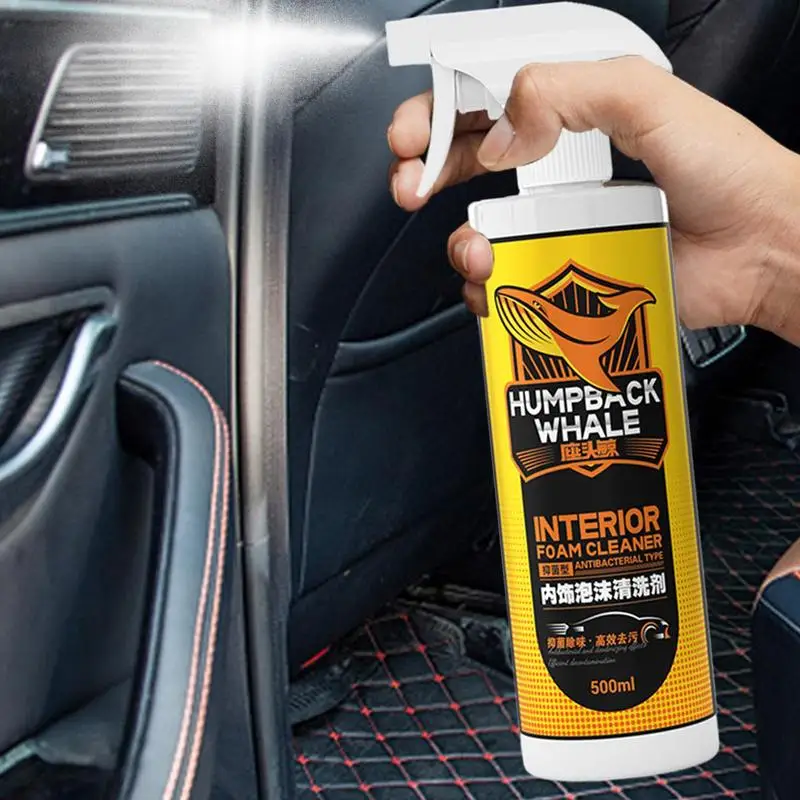 Cars Seat Cleaner Deep Cleaning Car Interior Cleaner Mild Design Elegant Fragrance Cars Seat Cleaner Long-Lasting Foam Cleaner