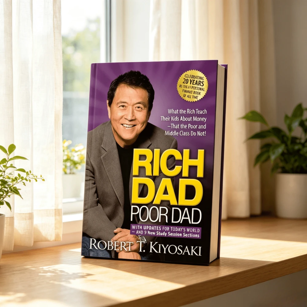 Rich Dad Poor Dad English Financial Beginners Paperback Finance Book Teach Wealth Mindset Asset Building & Money Management