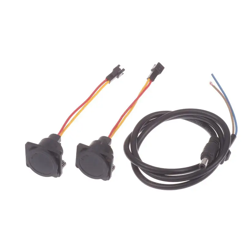 Electric Bicycle Charger Connector DC2.1 DC2.5 for 36V 48V Li ion Battery Premium Round Plug for Outdoor Fast Charging