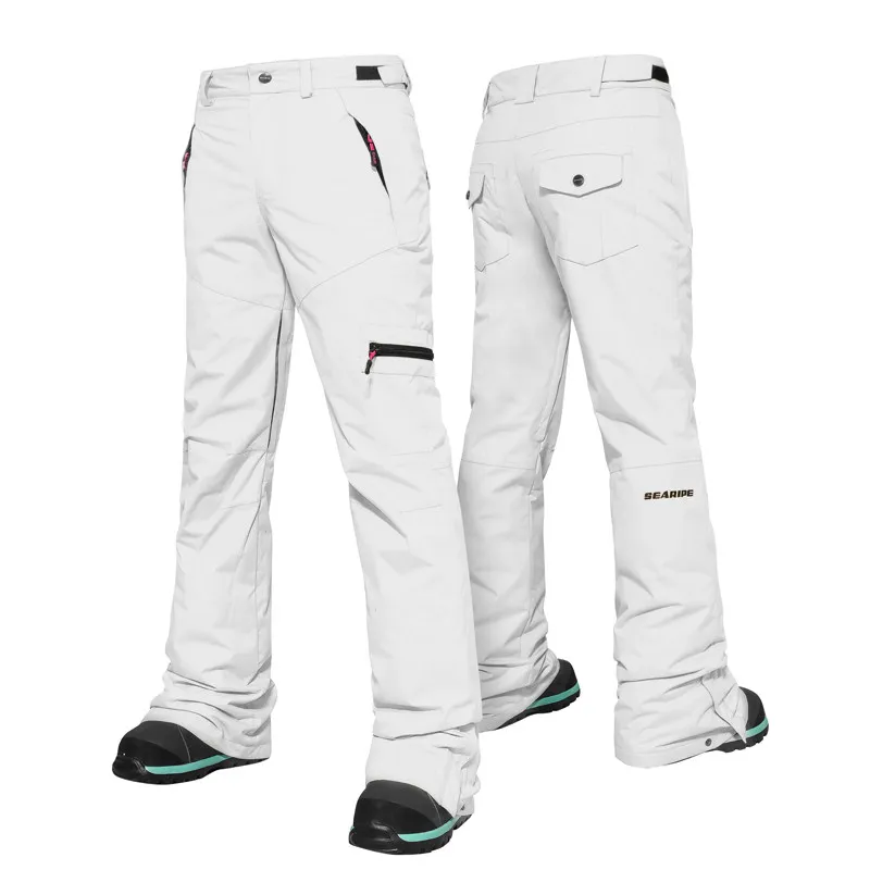 Picture 5: New Slim Fit Twin Single Board snow Pants Men Women Waterproof Windproof Thermal Ski Trousers Tapered Skiwear Snowboard Clothes