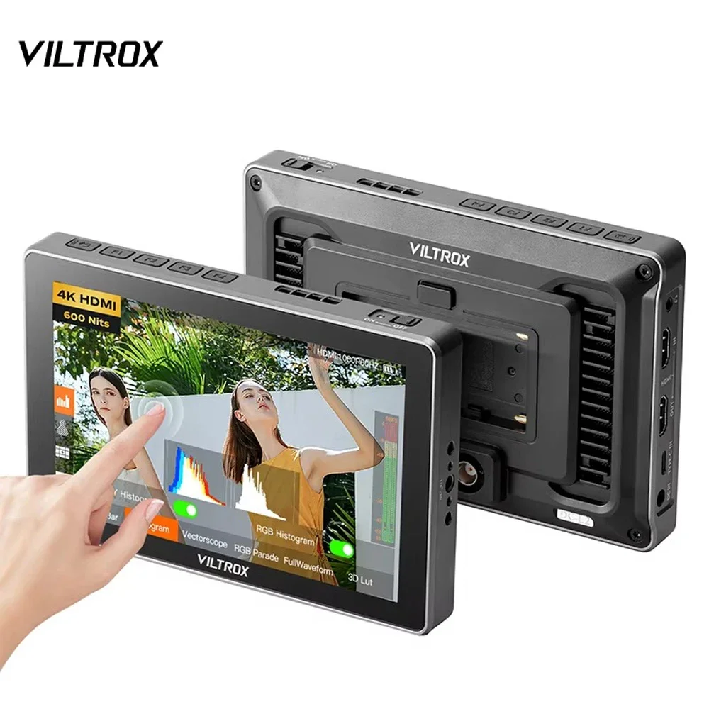 

In stock VILTROX TFT DC-L1 Touch Screen 7 Inch 600nit 60Hz HD Input Output 4K Camera Video Monitor for Dslr Camera