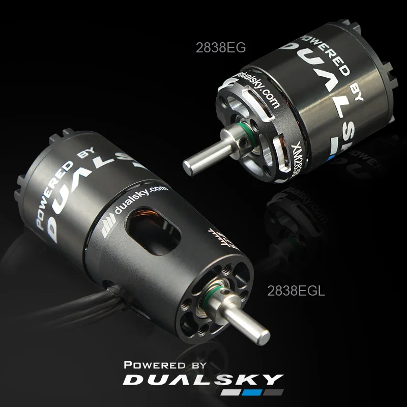 DUALSKY XM2838EG EG Bezszczotkowy silnik Outrunner 860KV 1100KV 1350KV 1800KV do szyb EP