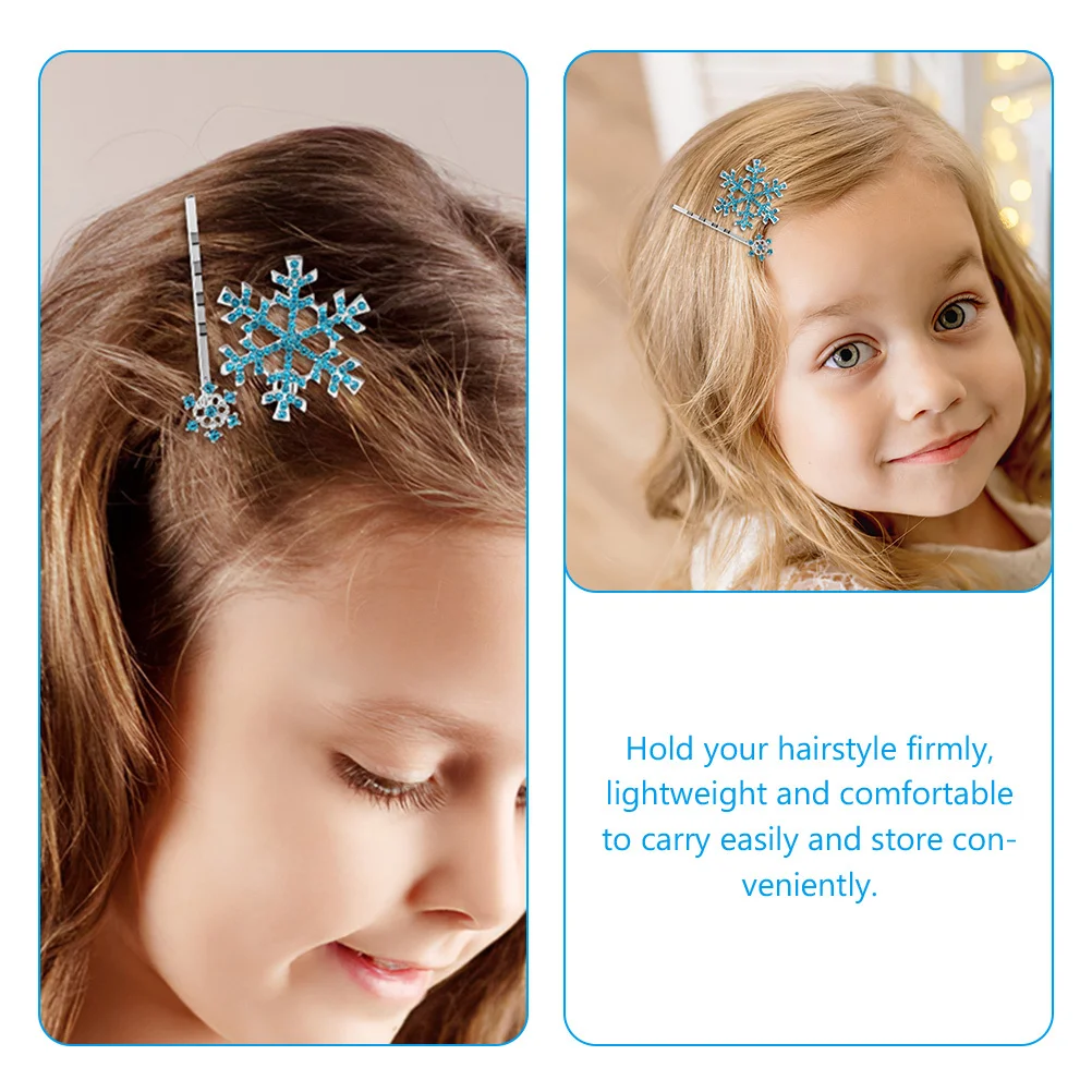 

18Pcs Crystal Snowflake Hair Clips for Women Fashionable Alloy Hair Accessories Firm Hold Lightweight Easy Carry Daily Use