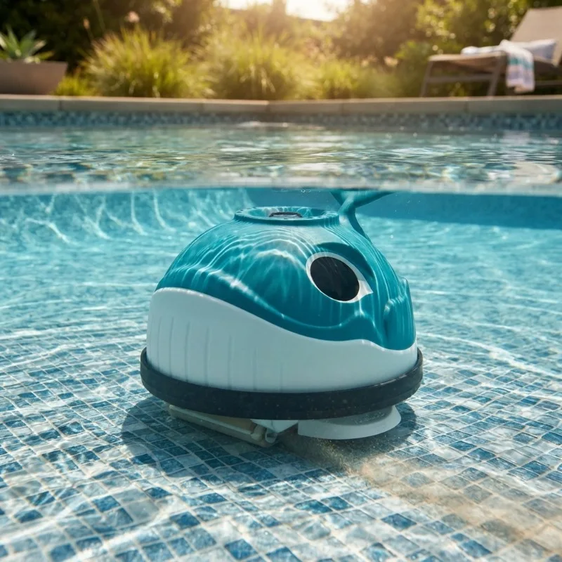 W3900 Wanda the Whale Above-Ground Suction Pool Cleaner for Any Size Pool, Automatic Pool Vacuum Cleaner