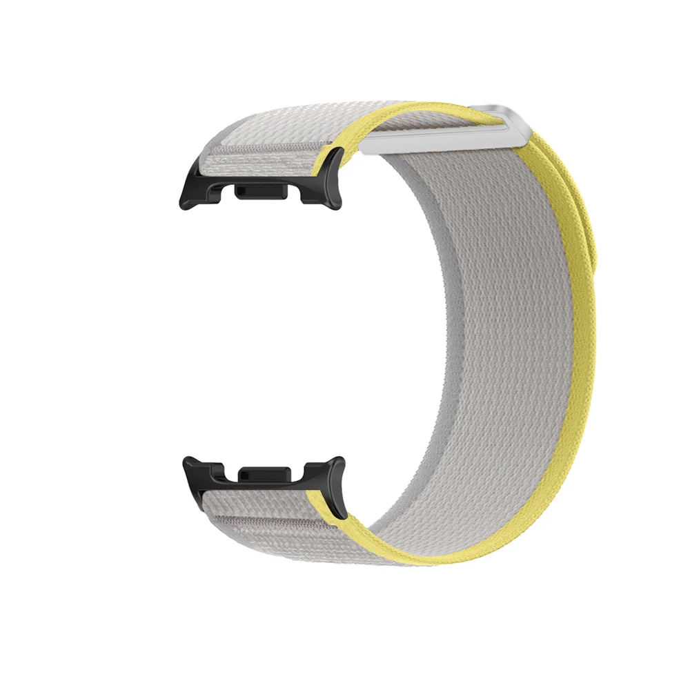 حزام حلقة منسوج لساعة سامسونج جالاكسي 8 / الترا 2، سوار حلقة رياضي مكون من قطعتين بقطر بري