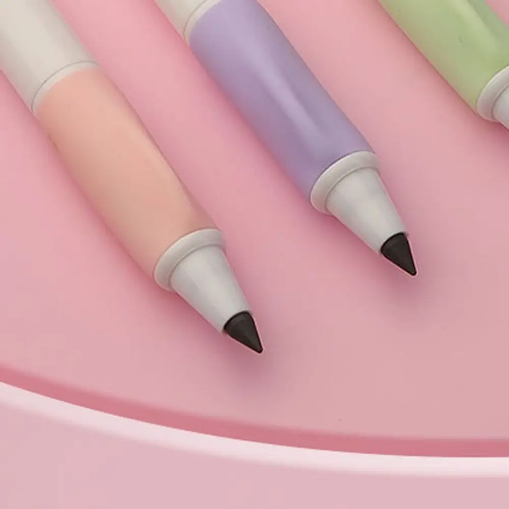 

Colorful Erasable Unlimited Pencil HB No Sharpening Press Pencil Soft Silicone Sketch Pencil Back To School