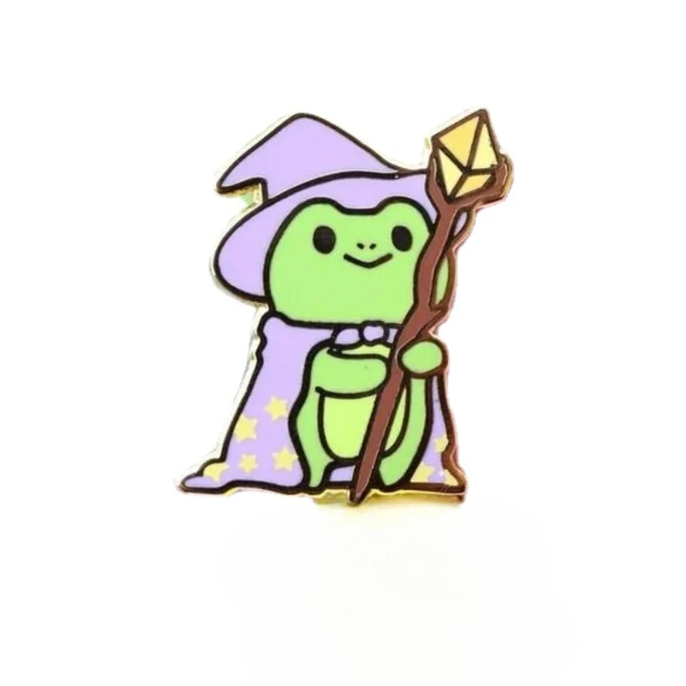 Yer a Wizard Froggy Enamel Pin / Halloween, Frog, DnD, Dungeons and Dragons, Dungeon Master, DM, Warlock, Witch, Sorcerer