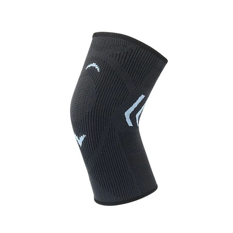 Professional Knit Nylon Sports Knee Support - Anti-Slip, Breathable, Sweat-Absorbent & Warm, Ideal for Hiking
