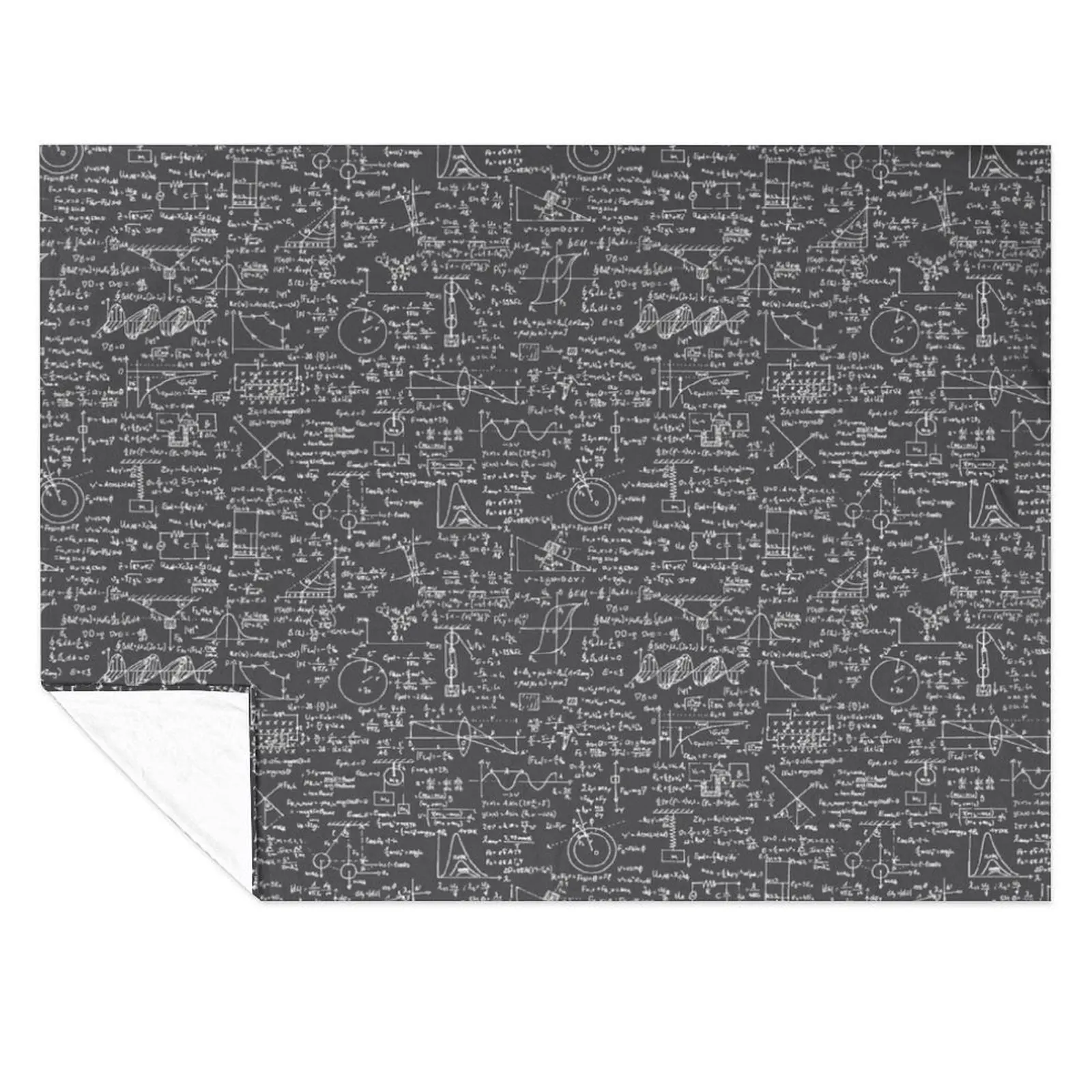 

Physics Equations // Charcoal Throw Blanket Thins Summer Decorative Sofas Blankets