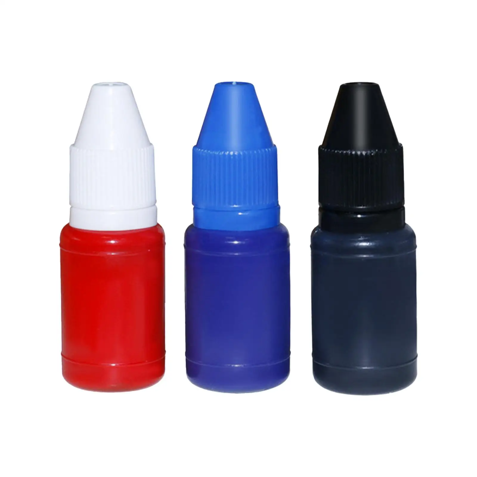 5x10ml Premium Stamp Refill Ink Bright Color Inking Stamp Oil
