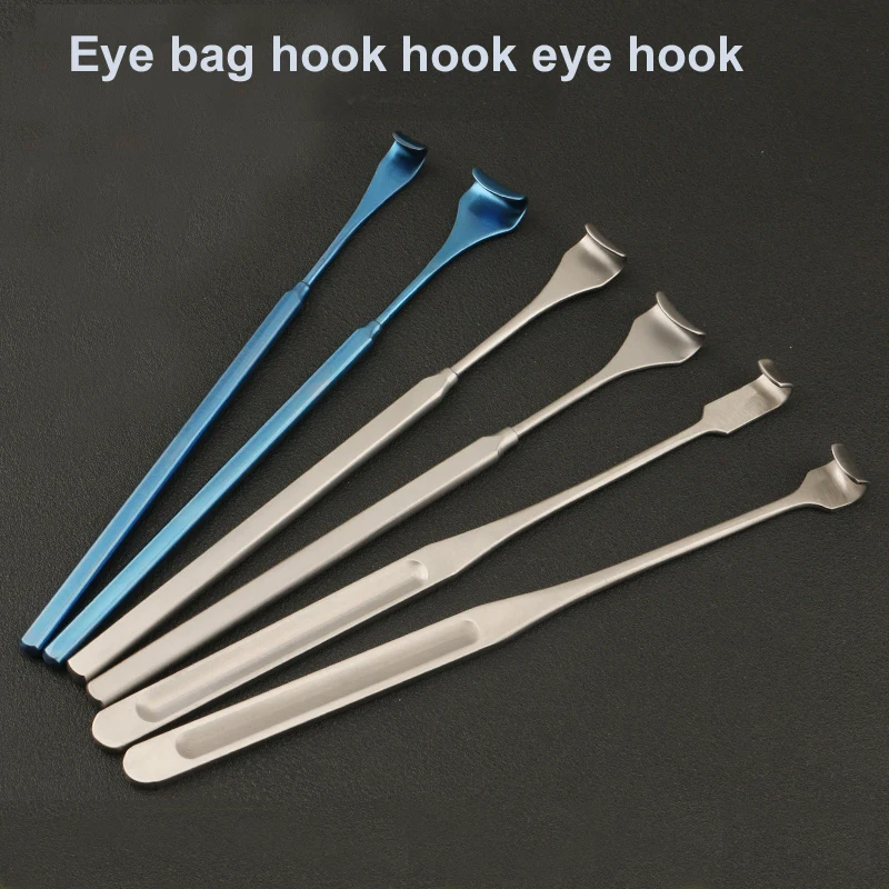 Stainless steel beauty plastic equipment eyelid pull hook fine eye bag hook type double claw double eyelid surgery tool