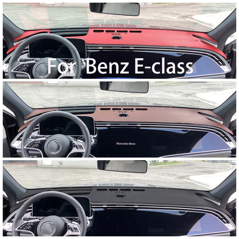 

For Mercedes Benz E-CLASS,GLC,EQE Sun protection pad for central control dashboard, anti-aging protective pad for car dashboard