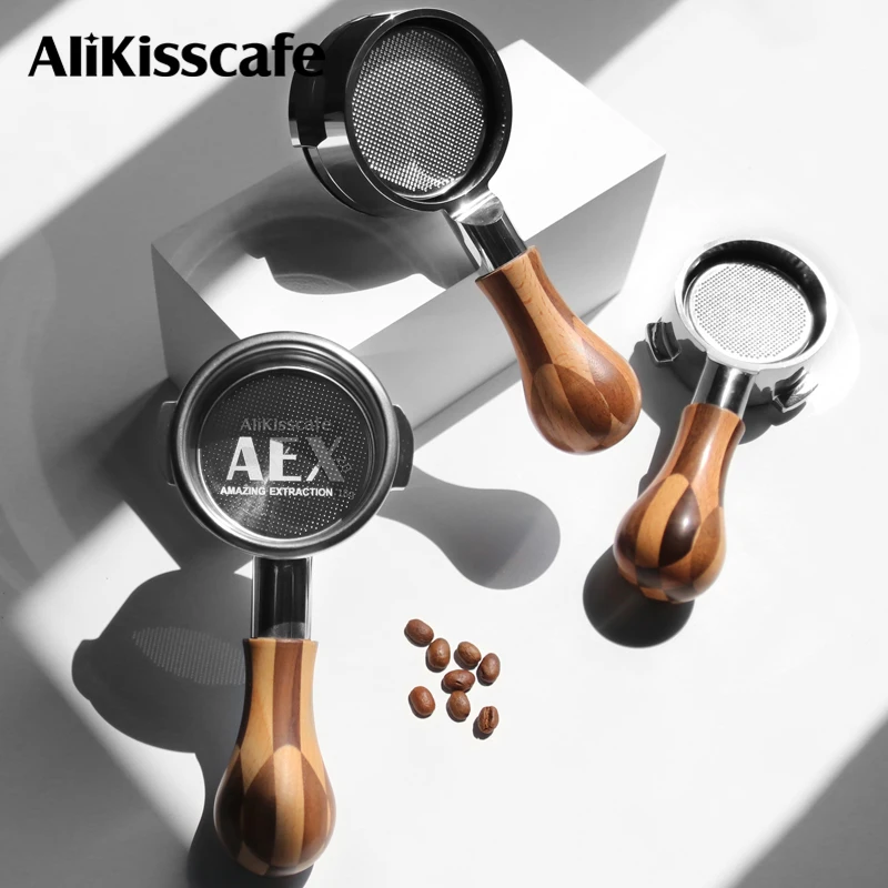 58mm Kaffee Bodenloser Siebträger Nackt E61 Gaggia Nuova Hibrew H10a Breville 9series Espresso Zubehör Barista Werkzeuge Geschenke