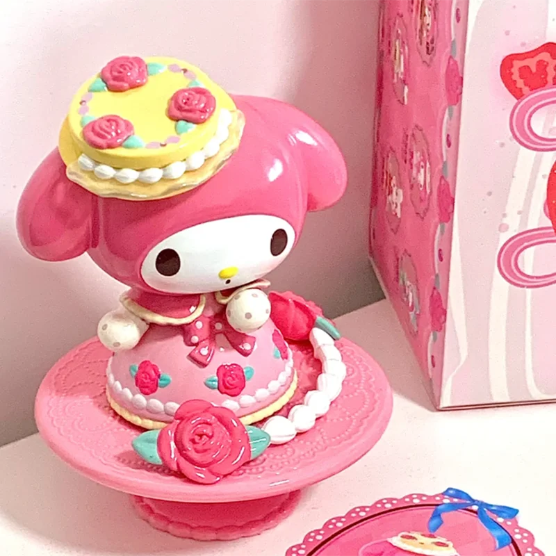 Sanrio My Melody Afternoon Tea Series Blind Box Action Figures Collection Mystery box Doll Decoration Girl Gift Toy