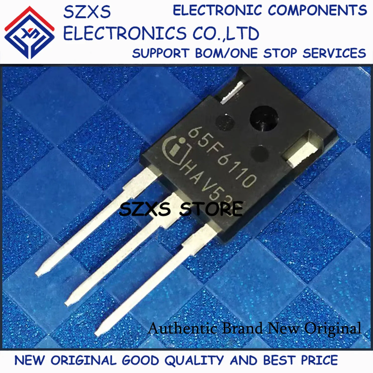 New Original 10Pcs 65F6110 IPW65R110CFD TO-247 650V 31.2A MOSFET Field Effect Transistor In Stock Good Quality