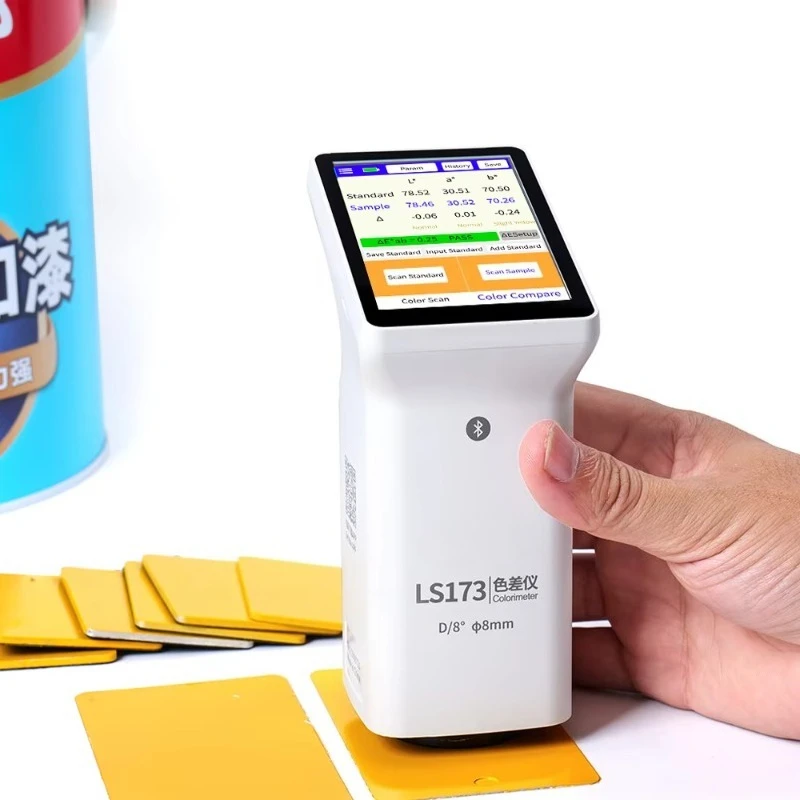 

Factory Price LS173 Portable Colorimeter D / 8 Panton NCS RAL Color Matching Machine Digital Colorimeter