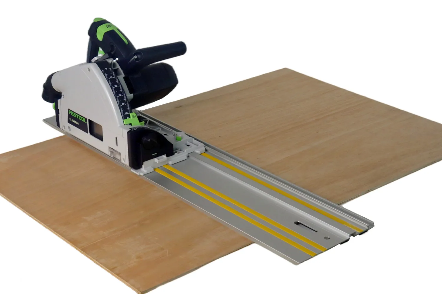Track Sah Führungsschiene Aluminium Extrudierten Geführt Schienen für Kreissäge Track Wiederholbare Rip Schnitte & Optimiert Bevel & Gerade schnitte – Detail 1