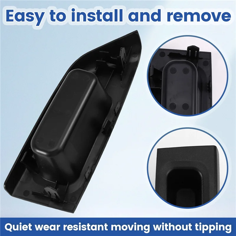 

ABTC-1Pair Rear Door Armrest Upper Panel Trim For Toyota Yaris 2012-2014 74271-52240-C0 74272-52240-C0 Window Switch Bezel