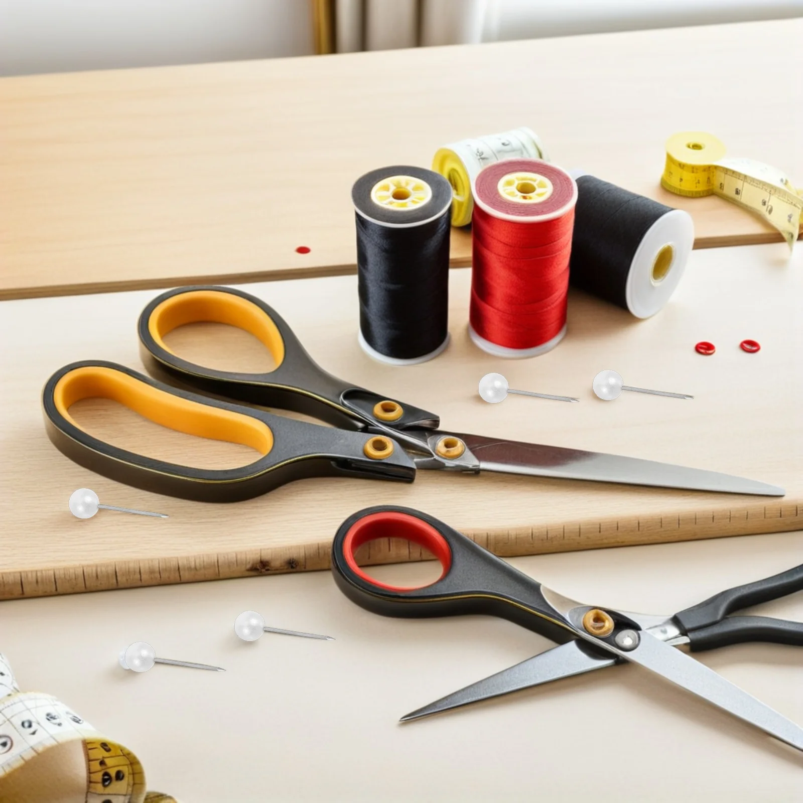 

300pcs Decorative Map Tacks Thumb Tacks For Bulletin Board Corkboard Wall Calendar Photo Display Craft Sewing Projects White