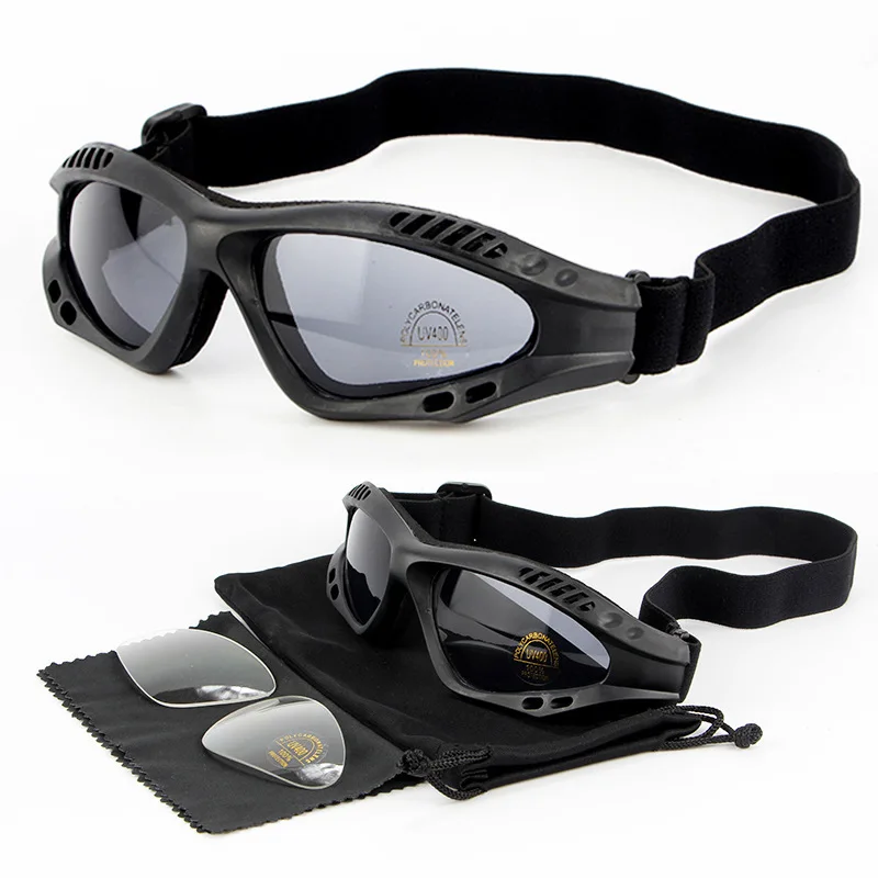 

Военные тактические очки CS для страйкбола, ветрозащитные очки для стрельбы, HD 3, линзы, безопасные очки для мотокросса, мотоцикла, альпинизма