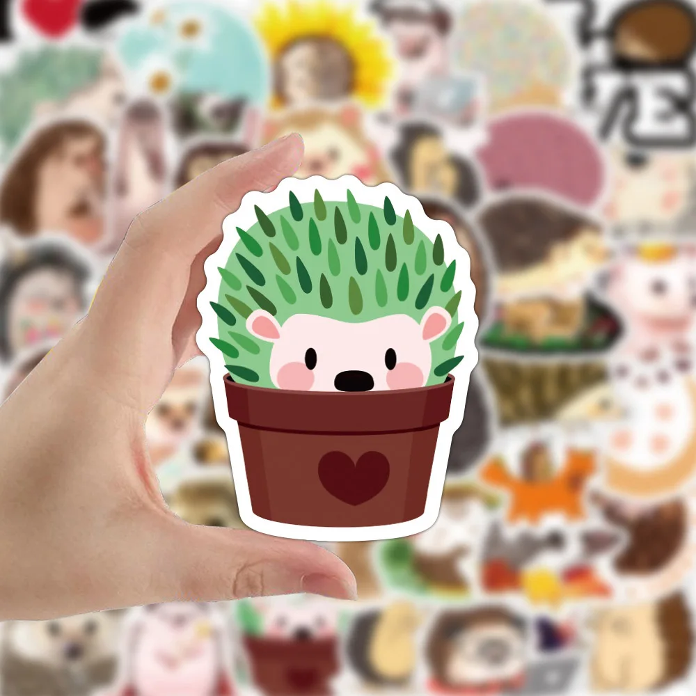 10/30/50PCS Little Hedgehog Stickers Cartoon PVC Водонепроницаемая наклейка для ноутбука Чехол для телефона Скейтборд Чемодан Фредди Стикеры s