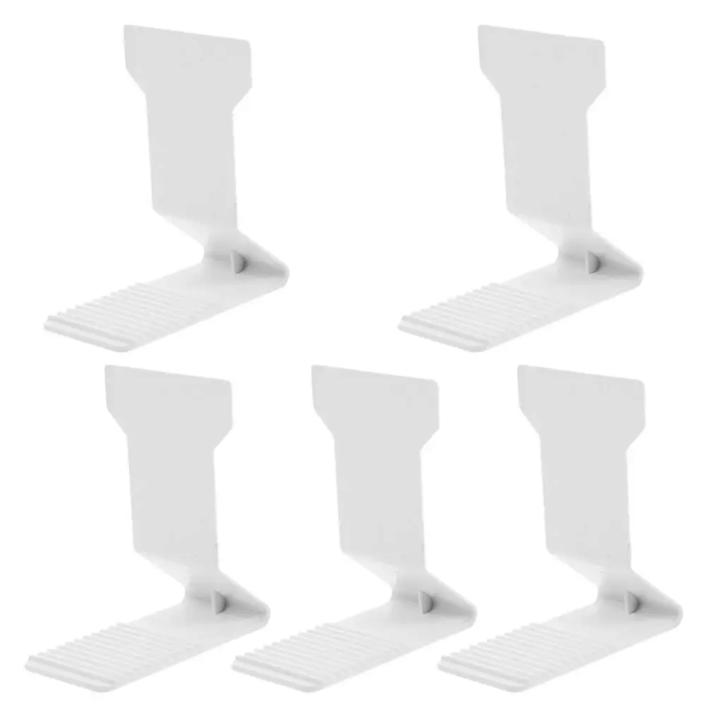 

5 pcs Retail Shelving Support Bracket Antitip Design Easy Installation Versatile Application Magnetic Stability Package
