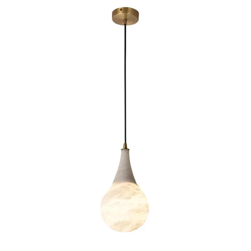 

Spanish marble restaurant small chandelier high-end homestay bar light luxury designer