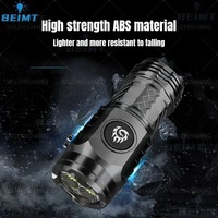 Portable strong light flashlight super bright waterproof mini portable led multi-functional charging home camping flashlight