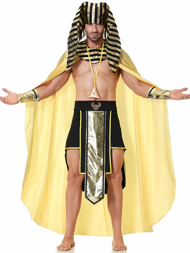 loween King Long Robe Mythical All-seeing Eye Performance Costume Bar Nightclub Outfit Polyester 2023 Autumn Faion