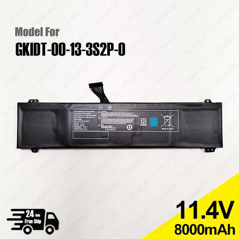 Neue 11,4 v 8200mah GKIDT-00-13-3S2P-0 laptop akku für xpg xenia 15 für schenker xmg fusion 15 xfu15l19 GKIDT-03-17-3S2P-0