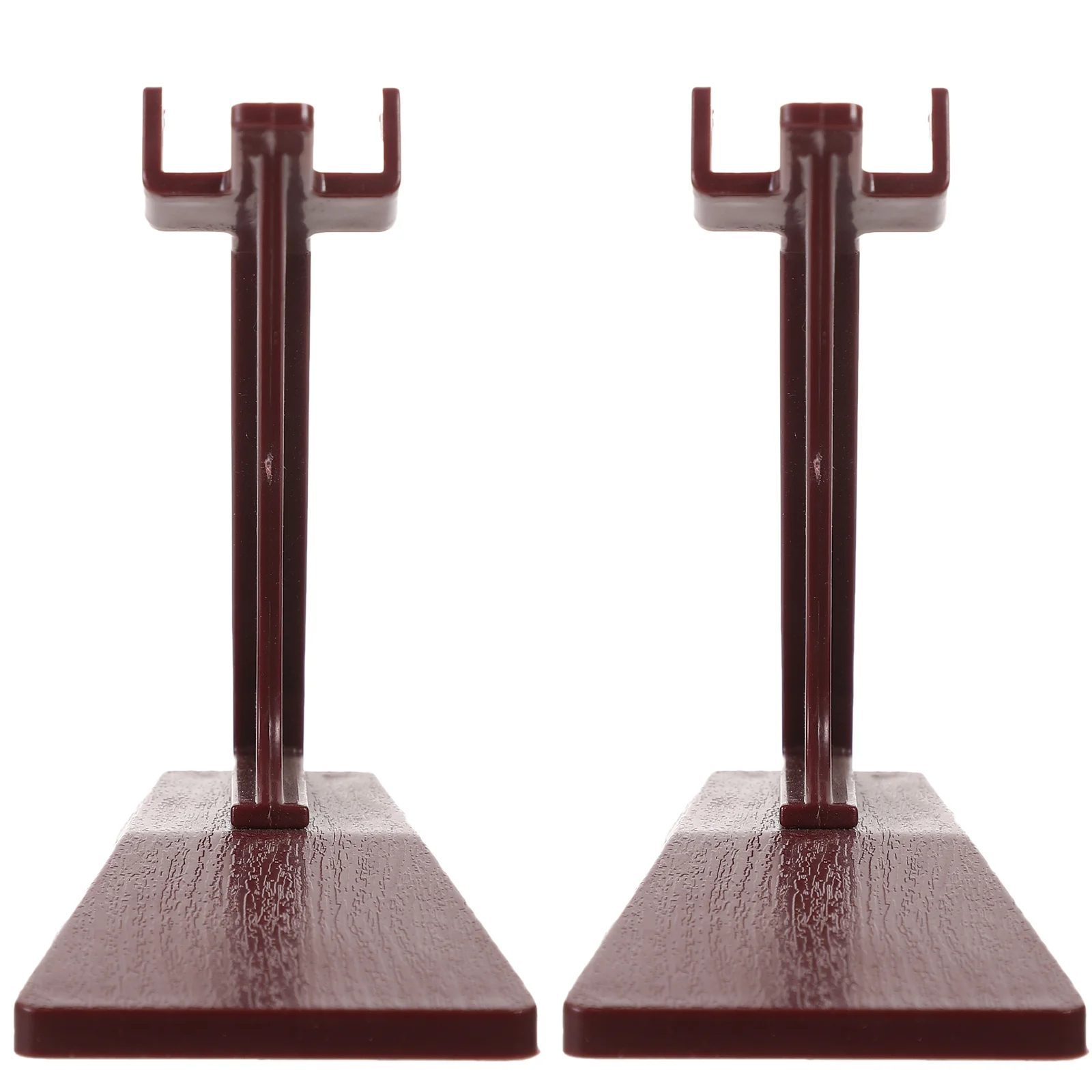 2 Pcs Bracket Plastic Display Stands Base Holder Aircraft Model Support Airplane for Travel Office Shelf