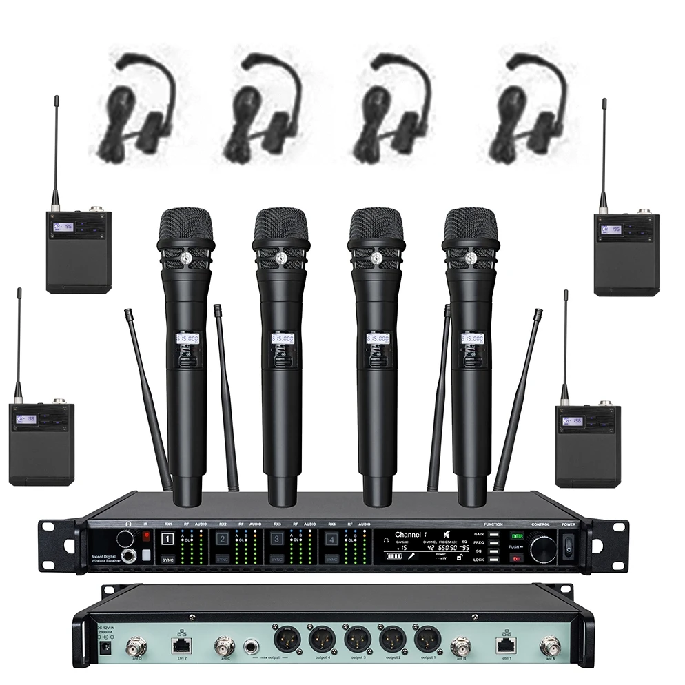 AD4Q Wireless Microphone System Kit