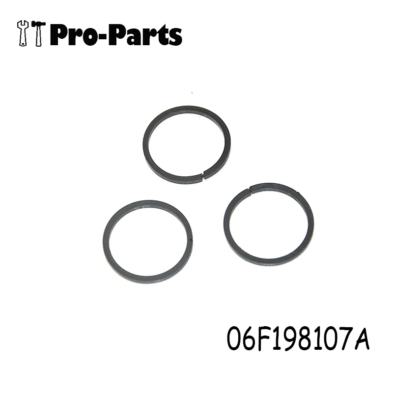 3PCS Camshaft Adjuster Oil Control Seal Rings 06F198107A Black Rubber Engines Car Accessories For VW Audi