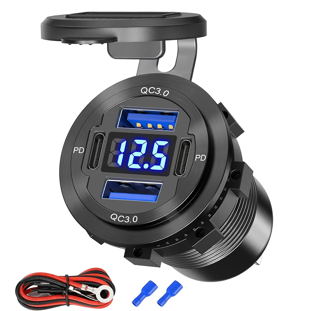 12V Usb Outlet Dual…