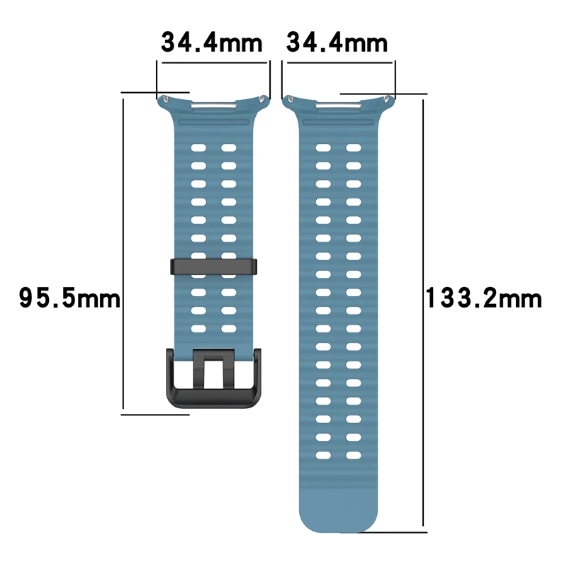 Cinturino in silicone per Samsung Galaxy Watch Ultra 47mm cinturino sportivo morbido Correa per cinturino Galaxy Ultra 47mm uomo donna